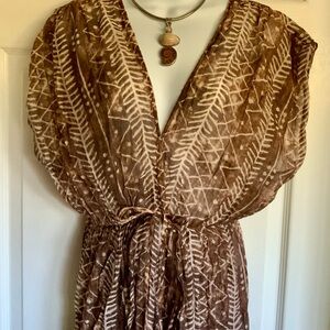 ELAN….boho maxi dress /beach coverup